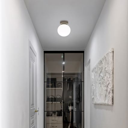 Stropné svietidlo MOONLIGHT 1xE27/15W/230V, priemer 16 cm, krémové