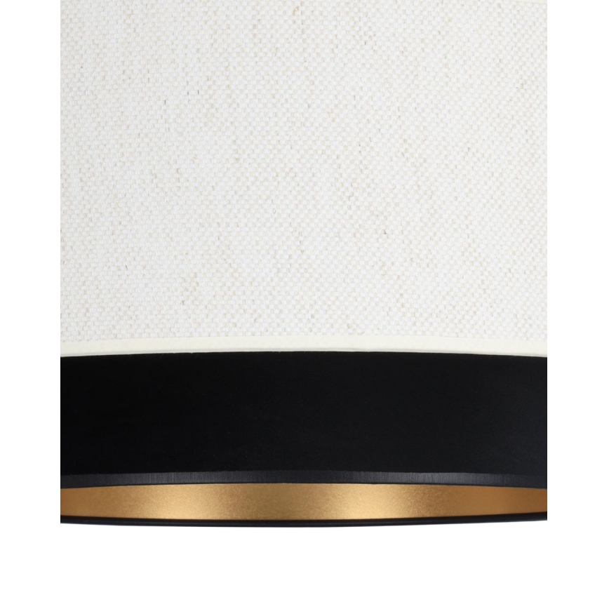 Stropné svietidlo NATIA 1xE27/60W/230V pr. 45 cm biela/čierna