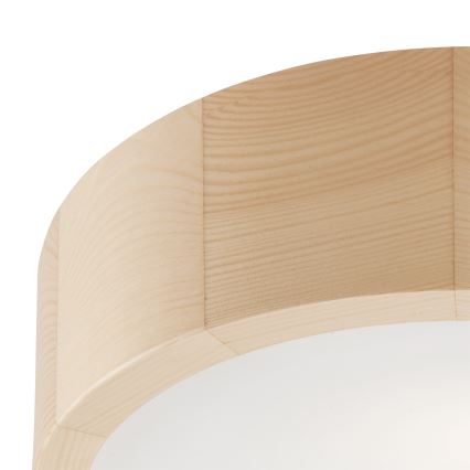 Stropné svietidlo NATURAL 1xE27/60W/230V priemer 27,5 cm borovica