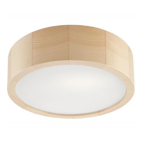 Stropné svietidlo NATURAL 1xE27/60W/230V ø 27 cm borovica
