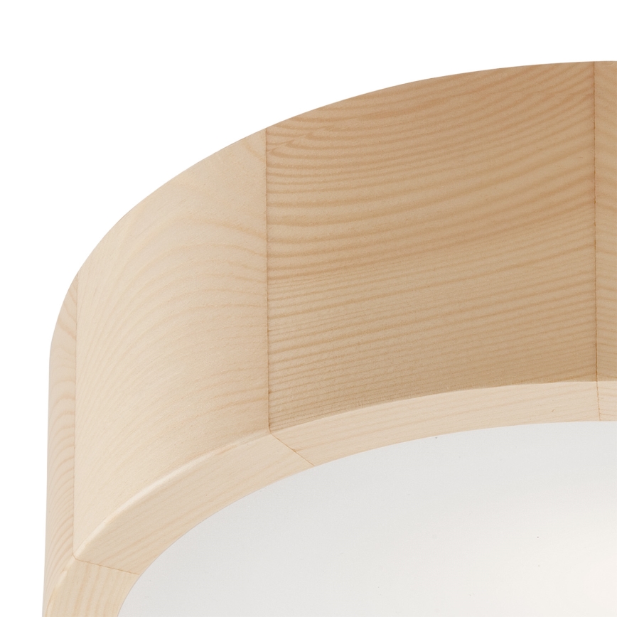 Stropné svietidlo NATURAL 1xE27/60W/230V ø 27 cm borovica
