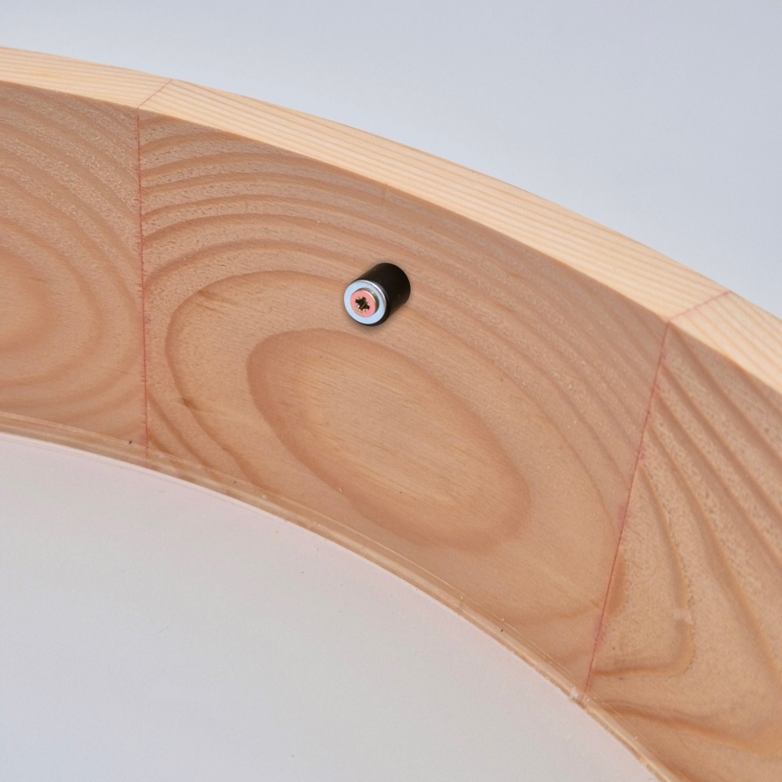 Stropné svietidlo NATURAL 2xE27/60W/230V pr. 37,5 cm borovica