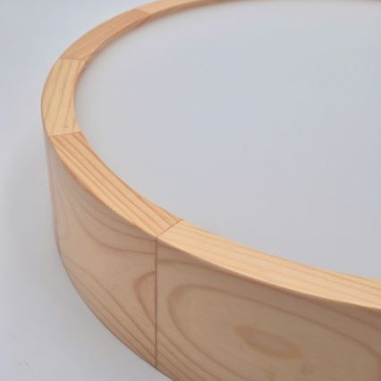 Stropné svietidlo NATURAL 2xE27/60W/230V ø 37 cm borovica - FSC certifikované