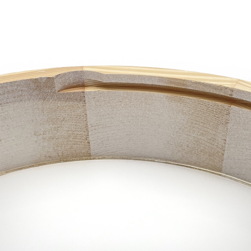 Stropné svietidlo NATURAL 3xE27/15W/230V pr. 37,5 cm borovica/biela