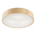 Stropné svietidlo NATURAL 3xE27/60W/230V ? 47 cm borovica