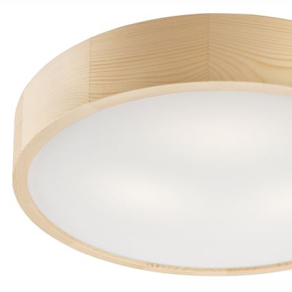 Stropné svietidlo NATURAL 3xE27/60W/230V ø 47 cm borovica - FSC certifikované