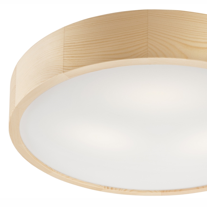 Stropné svietidlo NATURAL 3xE27/60W/230V ø 47 cm borovica - FSC certifikované