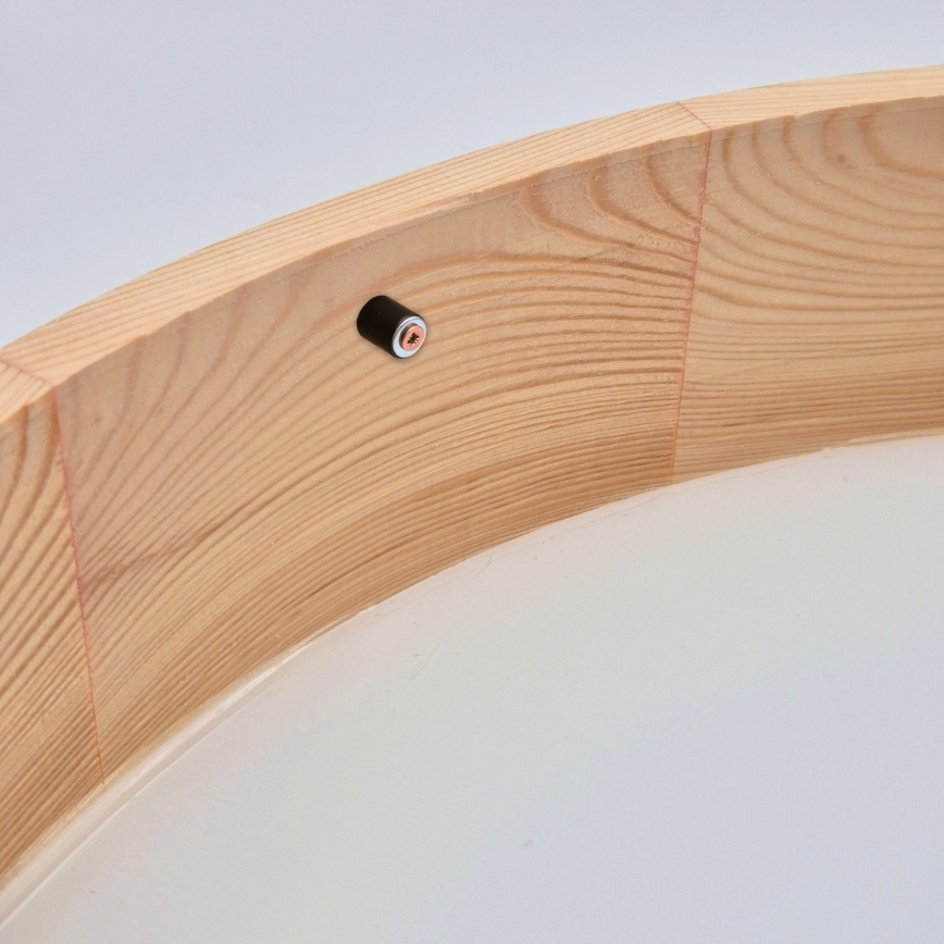 Stropné svietidlo NATURAL 3xE27/60W/230V ø 47 cm borovica - FSC certifikované