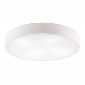 Stropné svietidlo NATURAL 4xE27/60W/230V ø 57,5 cm biela/borovica