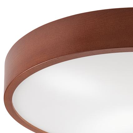Stropné svietidlo NATURAL 4xE27/60W/230V ø 57,5 cm borovica/hnedá