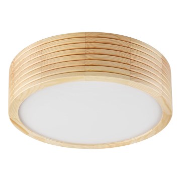 Stropné svietidlo NATURAL MODERN 1xE27/15W/230V pr. 27,5 cm borovica