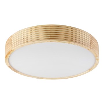 Stropné svietidlo NATURAL MODERN 3xE27/15W/230V priemer 47,5 cm borovica