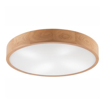 Stropné svietidlo OAK 4xE27/60W/230V ø 57,5 cm dub