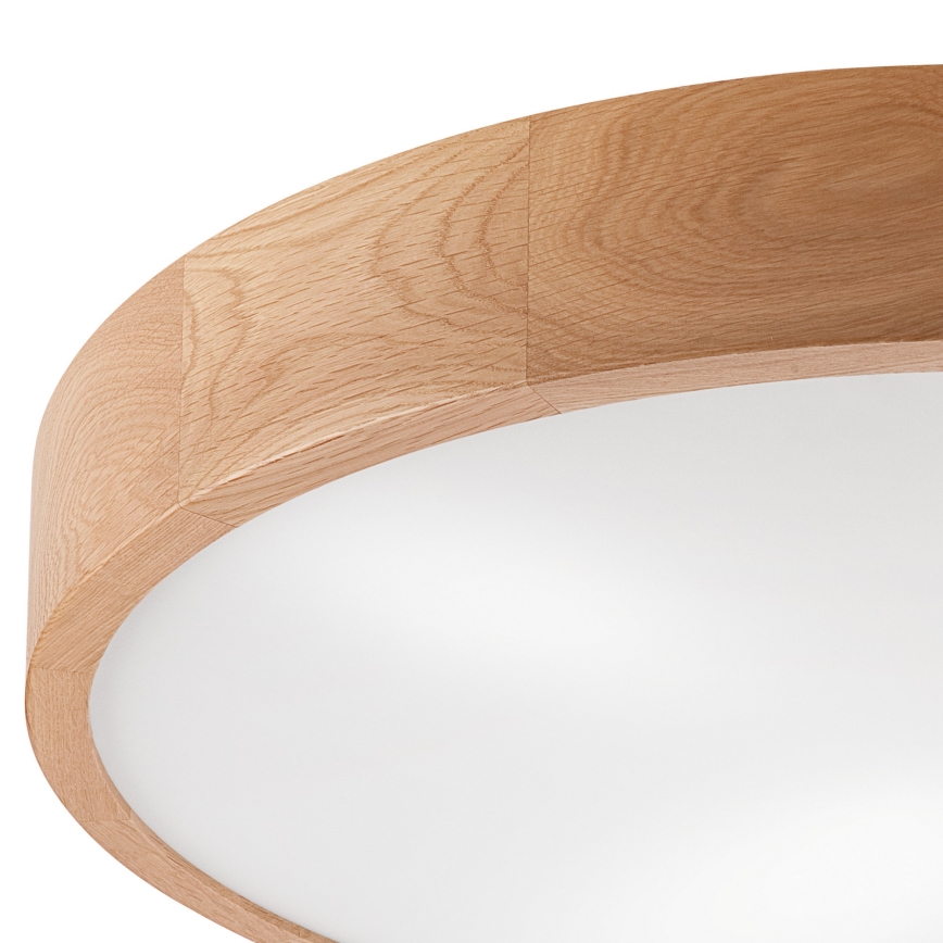 Stropné svietidlo OAK 4xE27/60W/230V ø 57,5 cm dub