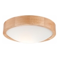 Stropné svietidlo OAK SLIM 1xE27/60W/230V dub ? 27 cm
