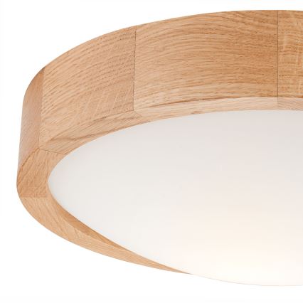 Stropné svietidlo OAK SLIM 1xE27/60W/230V dub ? 27 cm