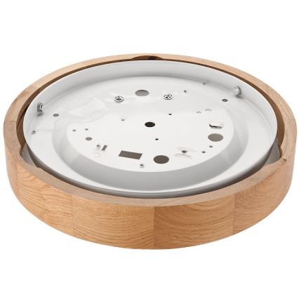 Stropné svietidlo OAK SLIM 1xE27/60W/230V dub ? 27 cm