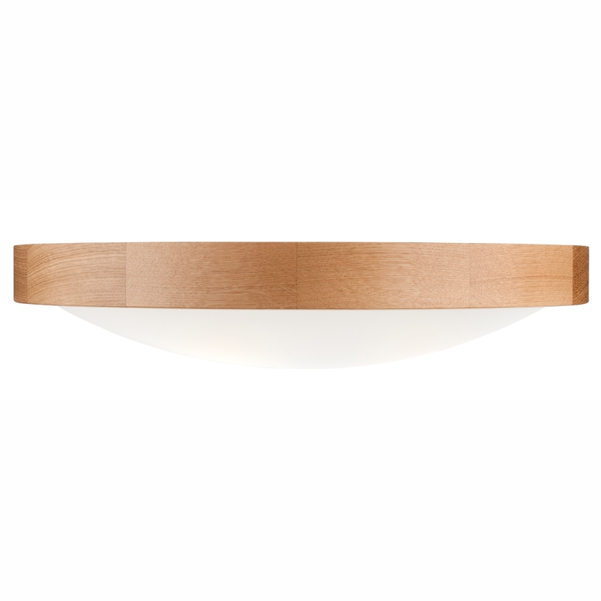 Stropné svietidlo OAK SLIM 3xE27/60W/230V dub ø 47 cm