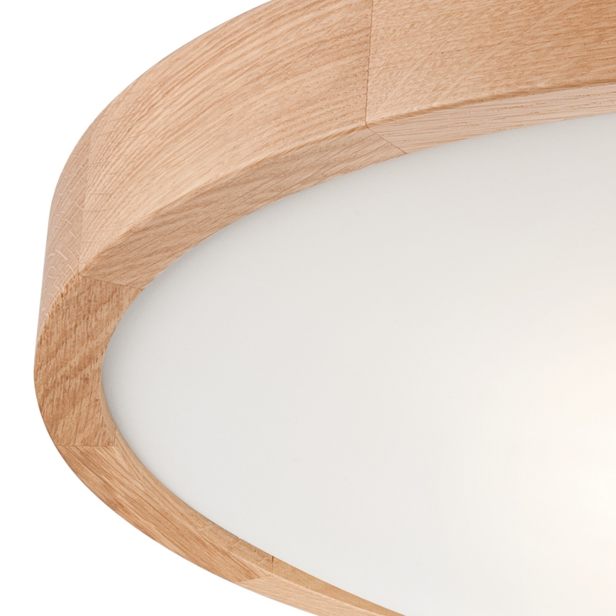 Stropné svietidlo OAK SLIM 3xE27/60W/230V dub ø 47 cm