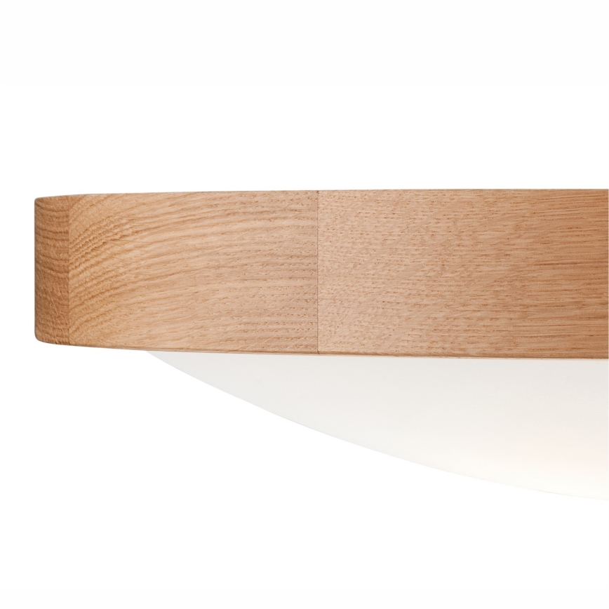 Stropné svietidlo OAK SLIM 3xE27/60W/230V dub ø 47 cm