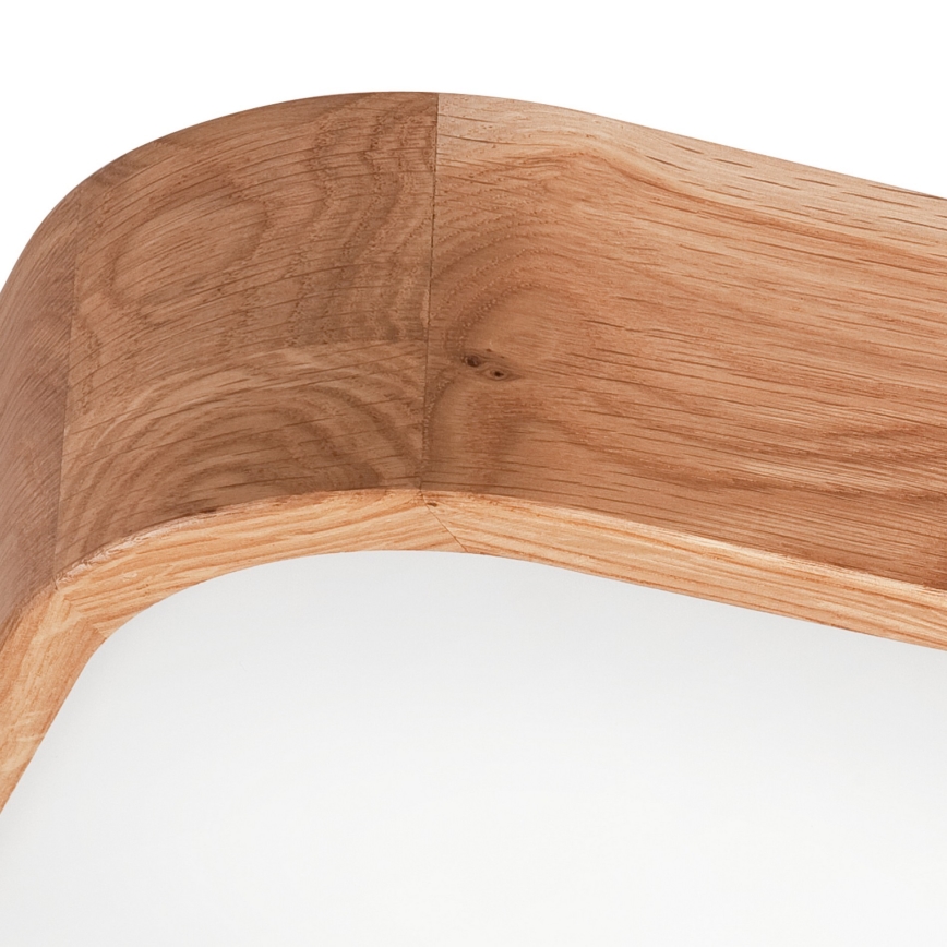 Stropné svietidlo OAK SQUARE 4xE27/15W/230V 45x45 cm dub