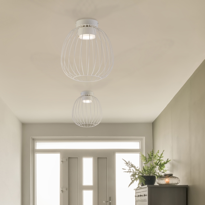 Stropné svietidlo OVELLA 1xGX53/10W/230V pr. 25 cm krémové
