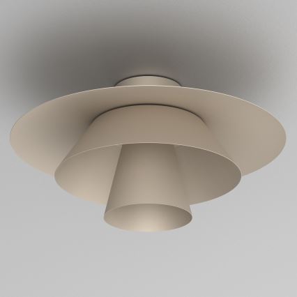 Stropné svietidlo PLATO 1xE27/15W/230V pr. 32 cm béžové