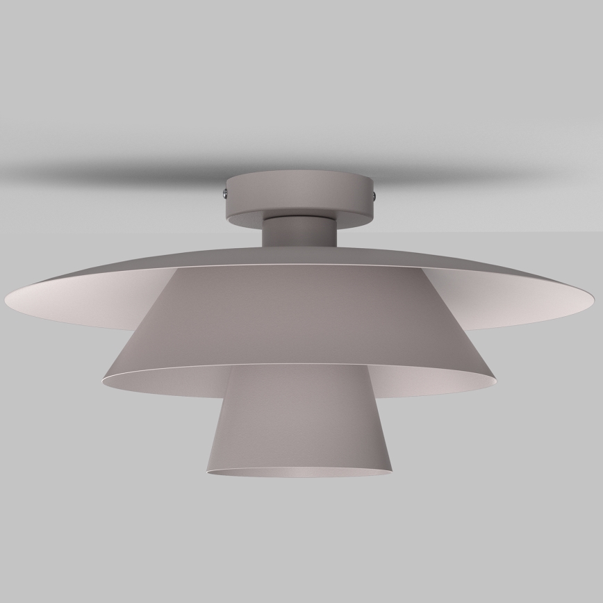 Stropné svietidlo PLATO 1xE27/15W/230V pr. 32 cm krémové