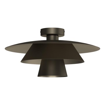 Stropné svietidlo PLATO 1xE27/15W/230V priemer 32 cm antracit