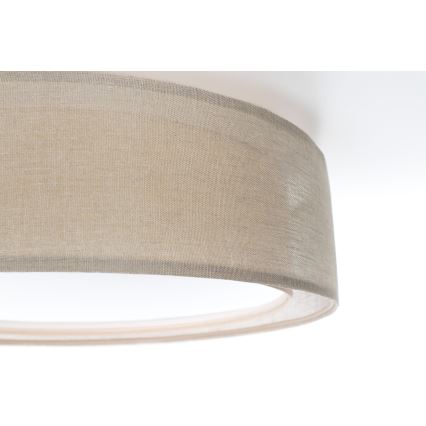 Stropné svietidlo PURO 2xE27/40W/230V pr. 60 cm béžové