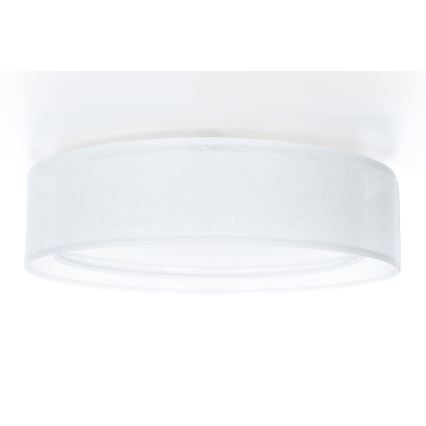 Stropné svietidlo PURO 2xE27/40W/230V pr. 60 cm biela