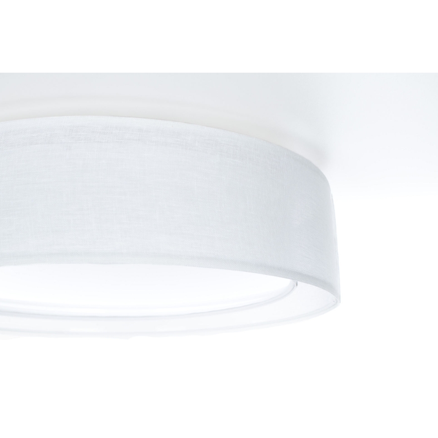 Stropné svietidlo PURO 2xE27/40W/230V pr. 60 cm biela