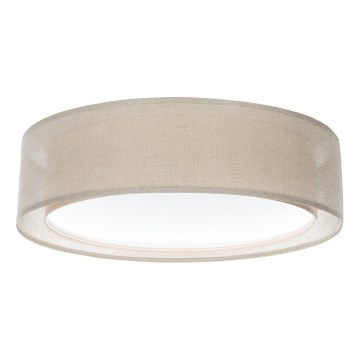Stropné svietidlo PURO 2xE27/40W/230V priemer 50 cm béžové