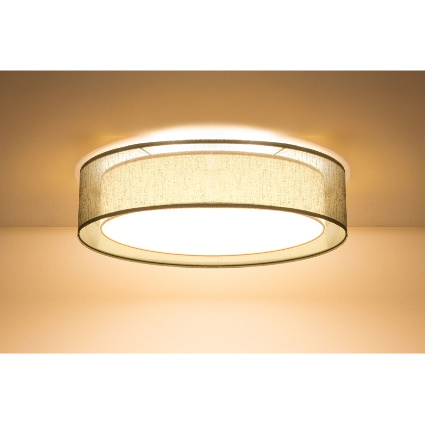 Stropné svietidlo PURO 2xE27/40W/230V, priemer 60 cm, zelené