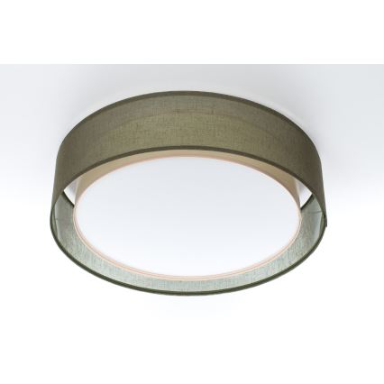 Stropné svietidlo PURO 2xE27/40W/230V, priemer 60 cm, zelené