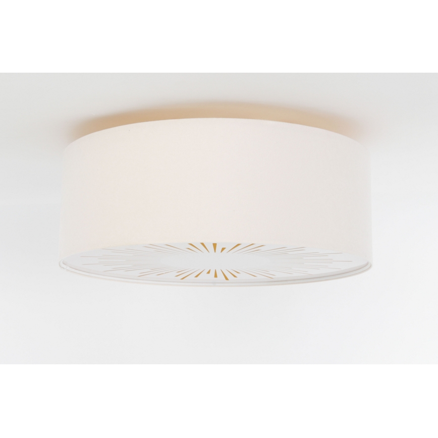 Stropné svietidlo RAYS 2xE27/60W/230V pr. 40 cm biela