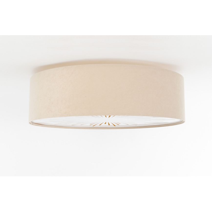 Stropné svietidlo RAYS 2xE27/60W/230V pr. 60 cm béžová