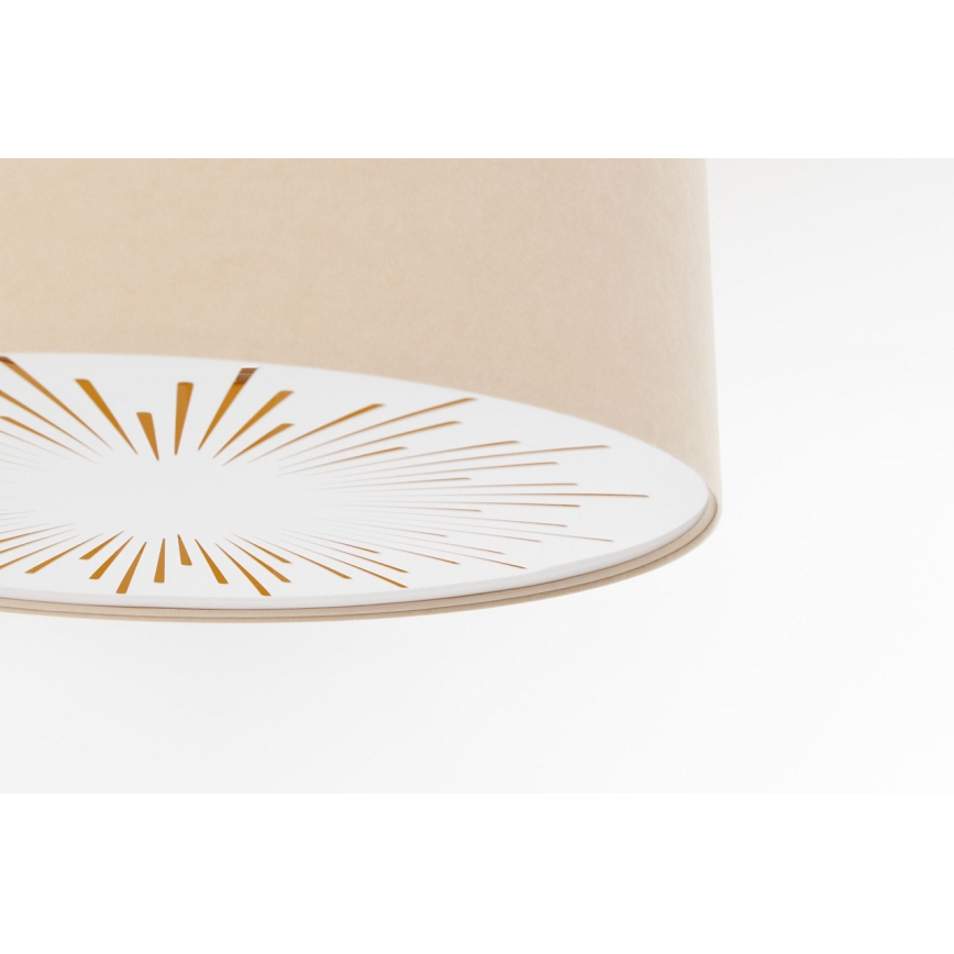 Stropné svietidlo RAYS 2xE27/60W/230V pr. 60 cm béžová