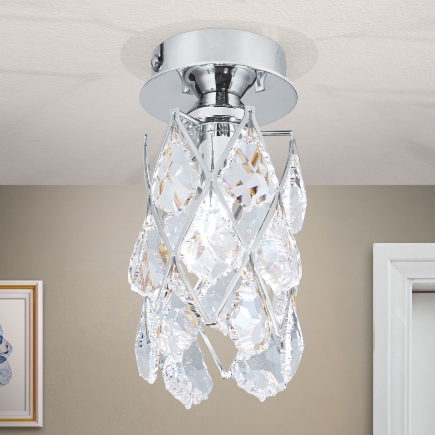 Stropné svietidlo RITA 1xG9/40W/230V, priemer 9 cm, lesklý chróm