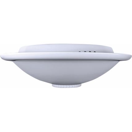Stropné svietidlo so senzorom pohybu a súmraku MANA 2xE27/40W/230V pr. 30 cm biela