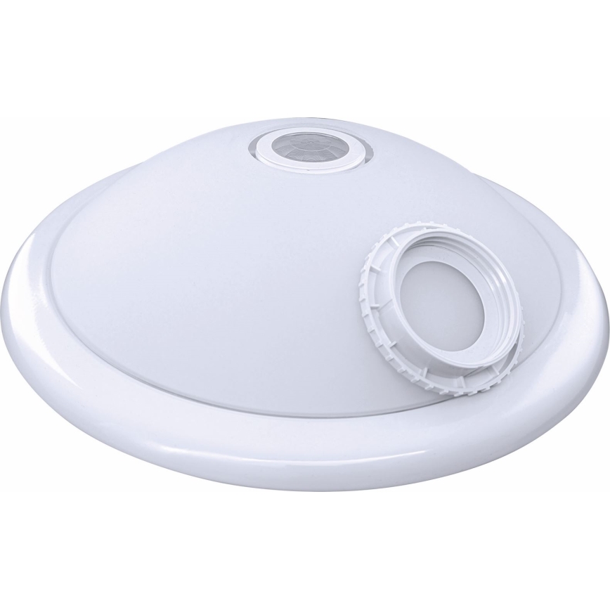Stropné svietidlo so senzorom pohybu a súmraku MANA 2xE27/40W/230V pr. 30 cm biela