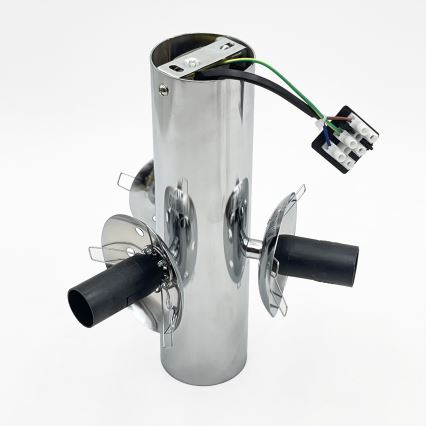 Stropné svietidlo SFERIO 3xE14/5W/230V lesklý chróm/číre sklo