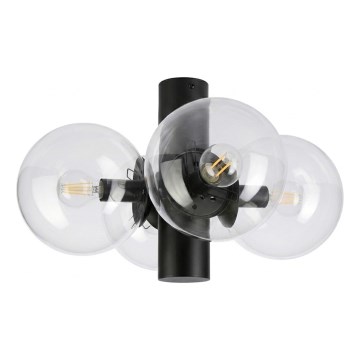 Stropné svietidlo SFERIO 4xE14/5W/230V čierne/číre