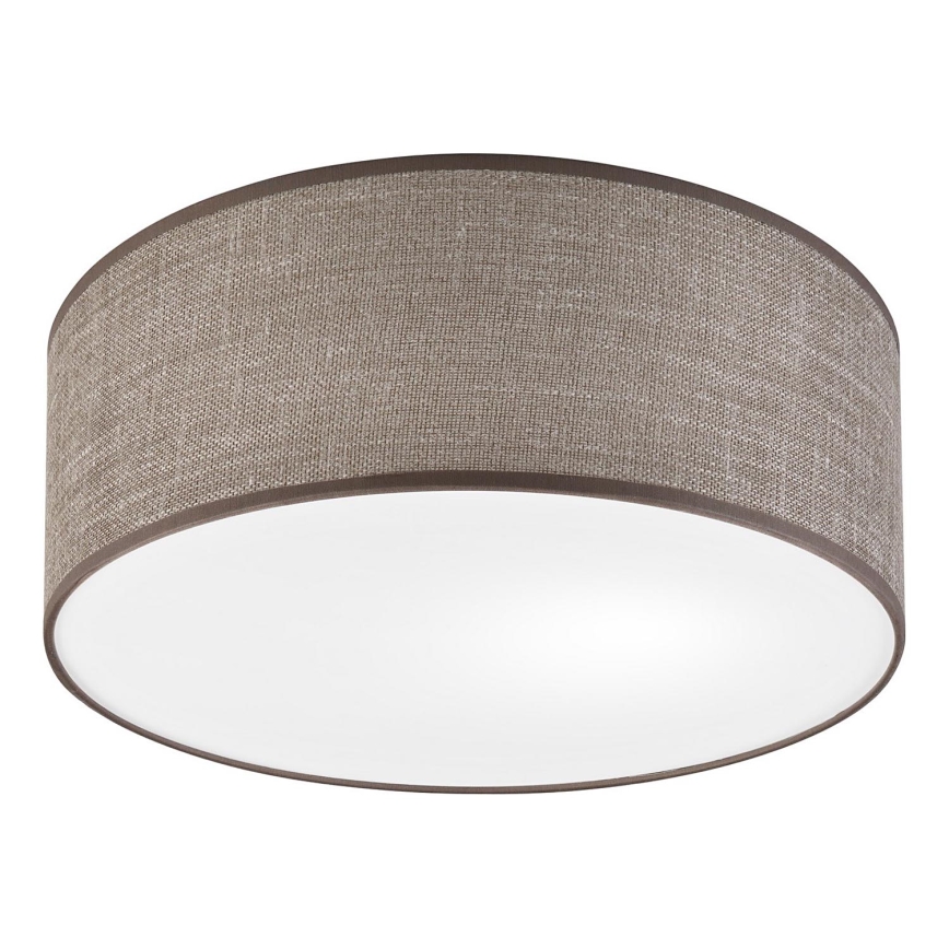 Stropné svietidlo SIRJA 1xE27/15W/230V pr. 35 cm hnedé