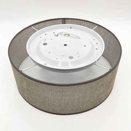 Stropné svietidlo SIRJA 1xE27/15W/230V pr. 35 cm hnedé