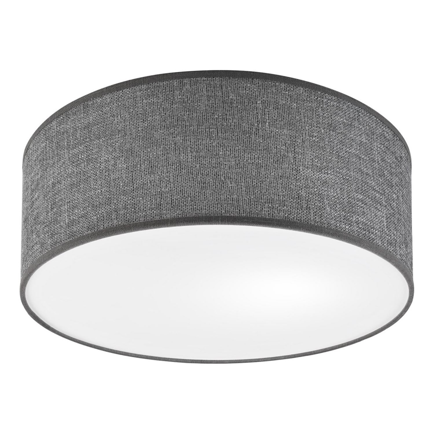 Stropné svietidlo SIRJA 1xE27/15W/230V pr. 35 cm sivé