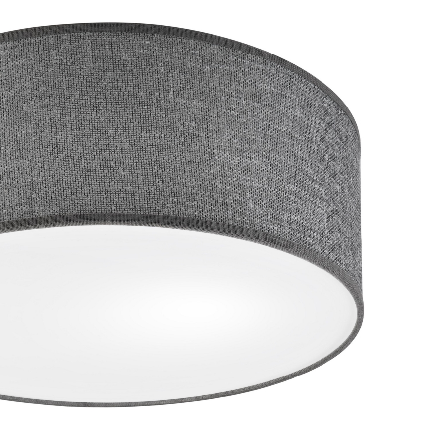 Stropné svietidlo SIRJA 1xE27/15W/230V pr. 35 cm sivé