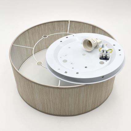 Stropné svietidlo SIRJA 1xE27/15W/230V priemer 35 cm béžové