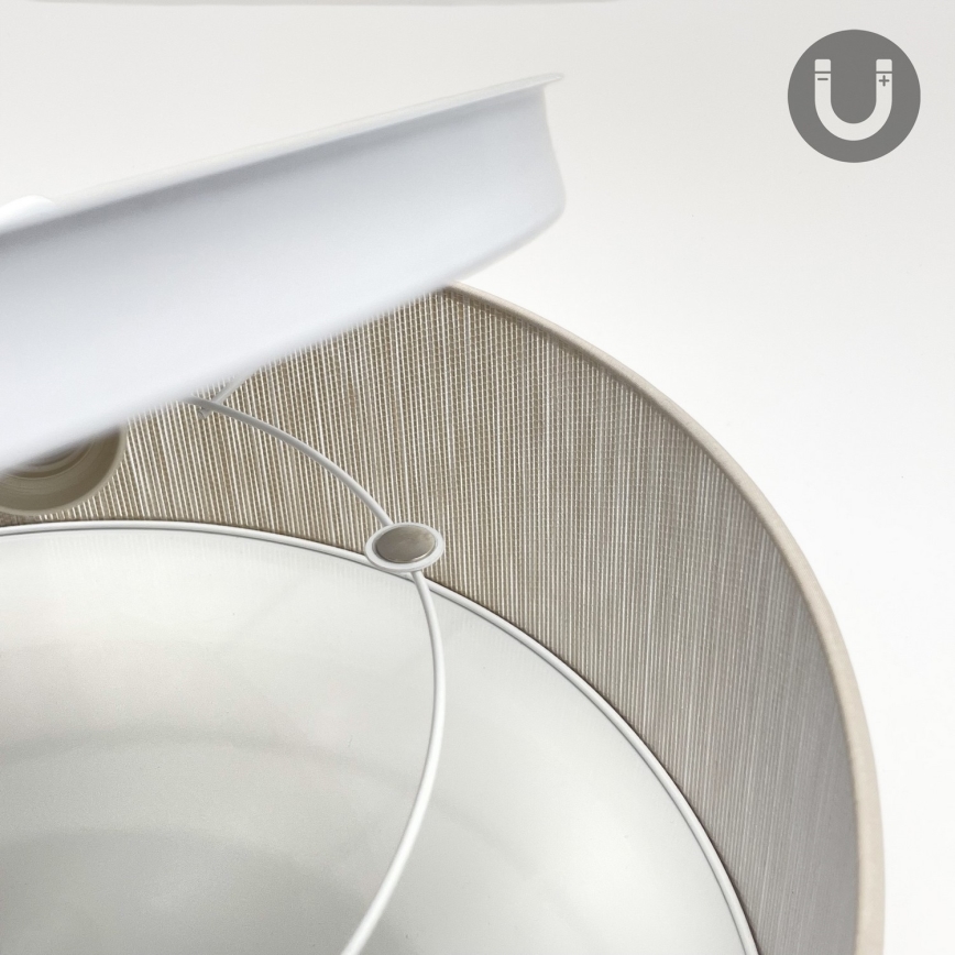 Stropné svietidlo SIRJA 1xE27/15W/230V priemer 35 cm béžové