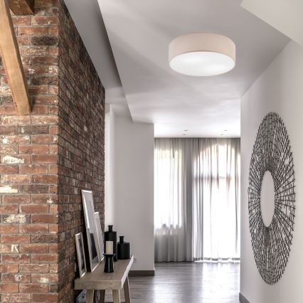 Stropné svietidlo SIRJA 2xE27/15W/230V priemer 45 cm béžové